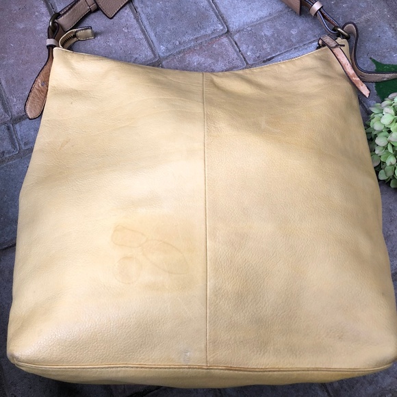 Cynthia Rowley butter yellow leather tote bag - Picture 4 of 8